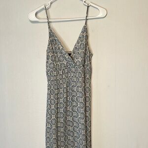 Mossimo Boho Spaghetti Strap Maxi Dress Woman’s Size Small Geometric Design